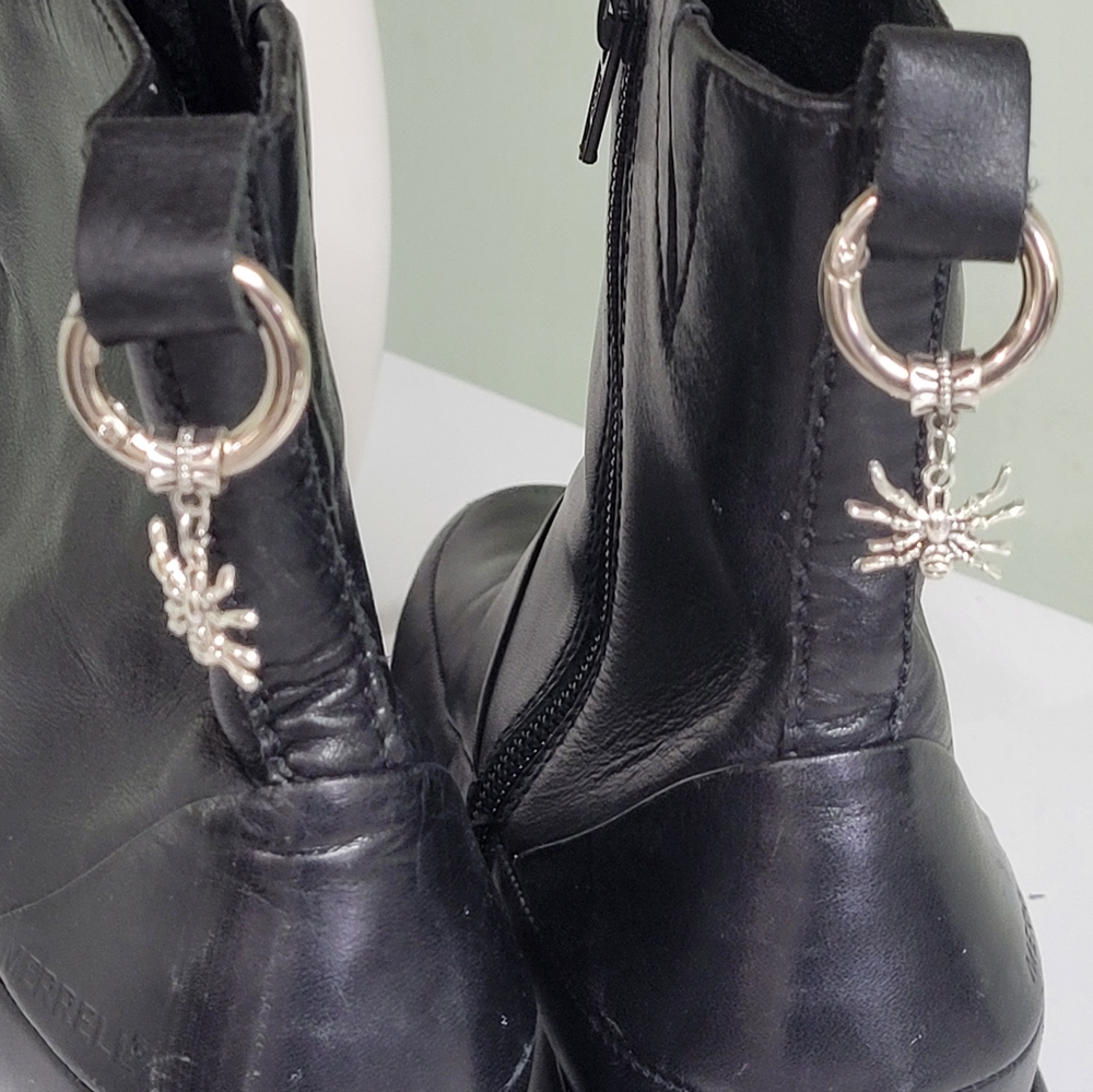 2 HANDMADE BOOT CHARMS FOR DR MARTENS & BOOTS W PULL UP LOOPS - Picture 5 of 5